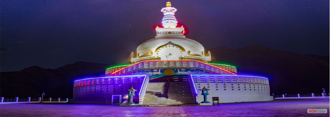 Peace & Light In The Darkness-Shanti Stupa